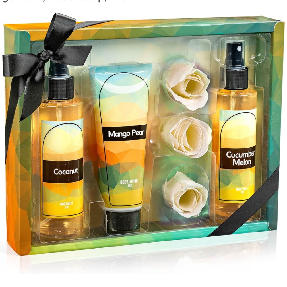Freida and Joe 6pc Gift Set Mango Pear, Coconut & Cucumber Melon ✨NIB✨